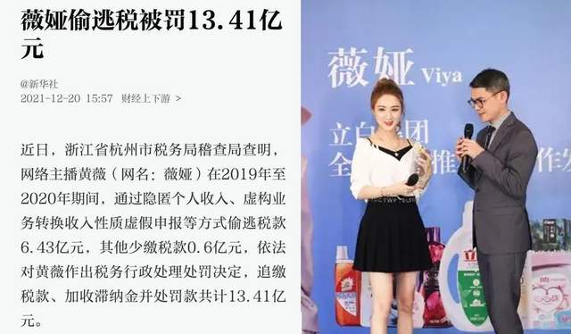 雪梨之后，薇娅也因偷逃税被罚13.41亿，直播行业将迎来巨变？休闲区蓝鸢梦想 - Www.slyday.coM