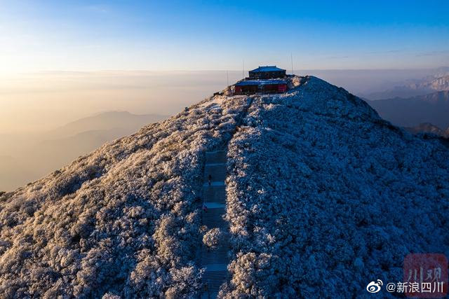 太美了绵阳千佛山变身童话世界