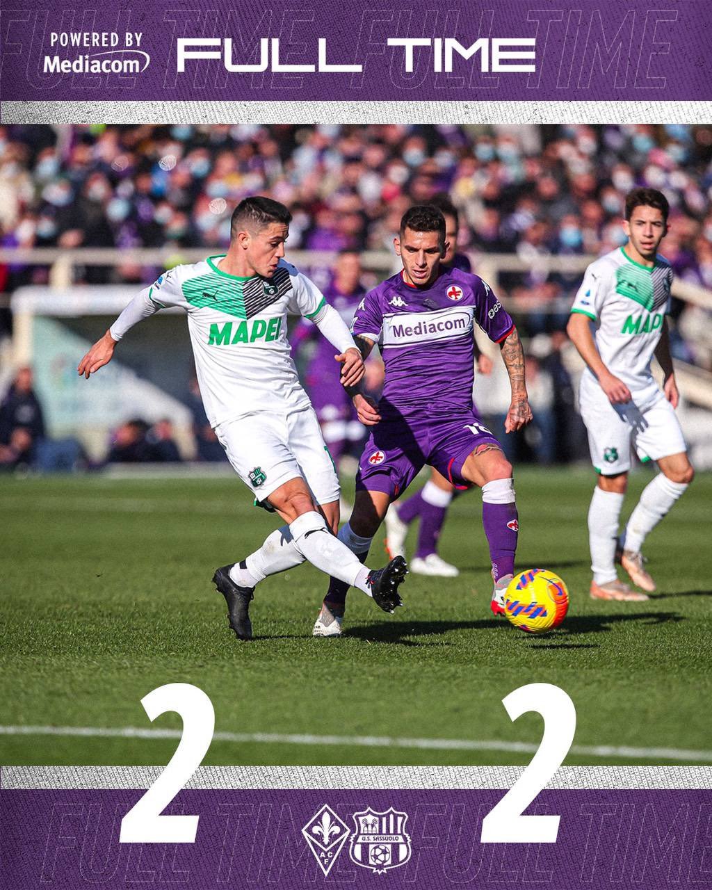 佛罗伦萨主场与萨索洛队2:2握手言和……|佛罗伦萨|萨索洛_新浪新闻