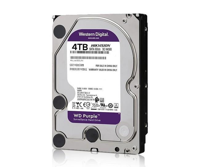手慢无西数4t监控级硬盘秒杀529元