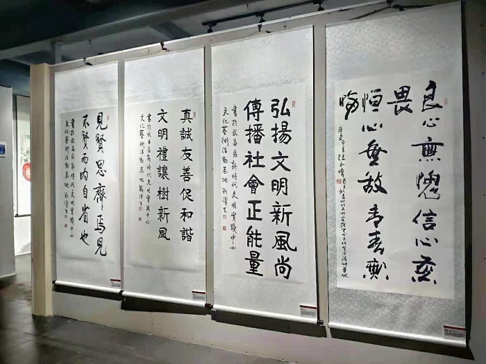 武汉武昌百名艺术家创作百幅作品共书文明新风