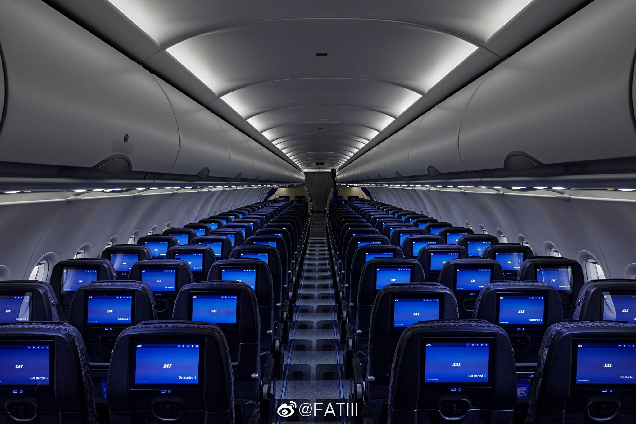 sas披露a321lr新内饰