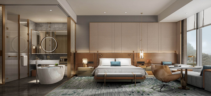 温州希尔顿酒店雅韵与轻奢并存