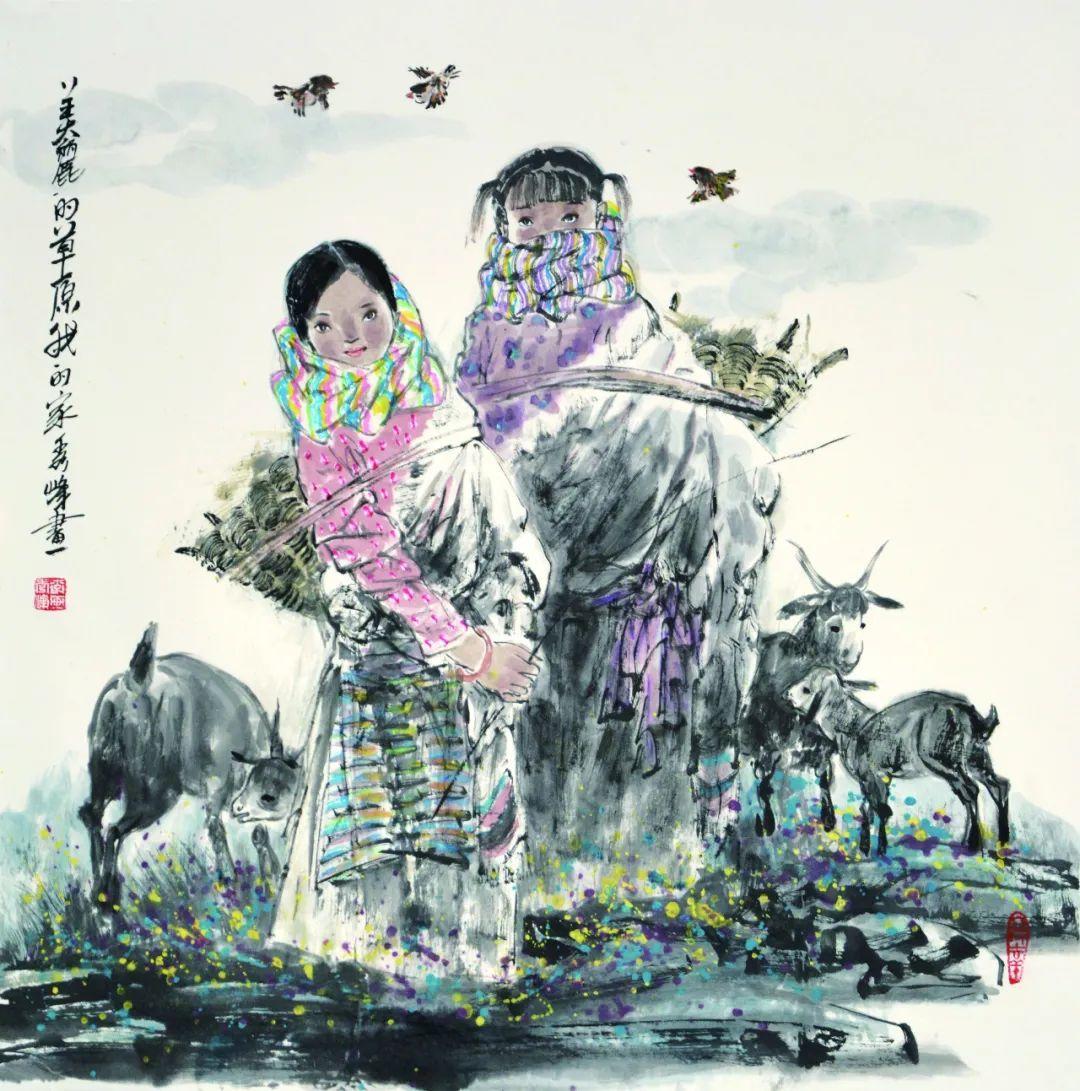 浑厚中的浪漫——读李秀峰的人物画|甘肃|李秀峰|人物画_新浪新闻