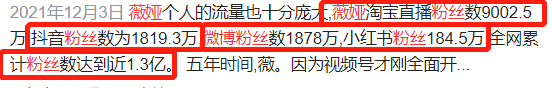 薇娅被撤销诚信大使全网封杀，殃及旗下多名主播，被揭两年赚57亿休闲区蓝鸢梦想 - Www.slyday.coM