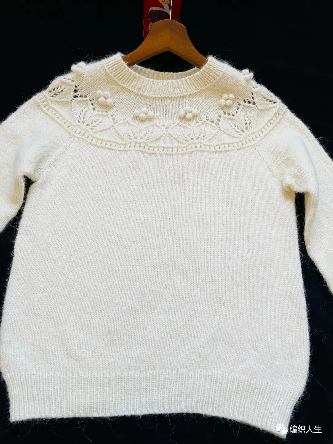 桑果百搭宽松女士棒针套头衫有编织图解