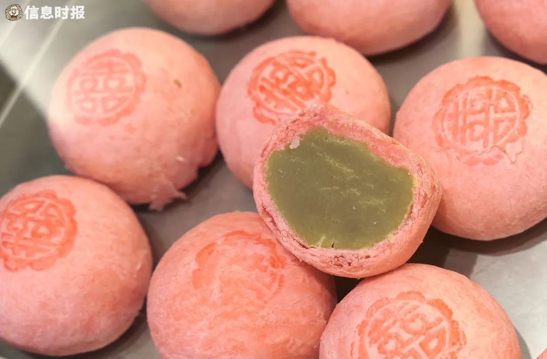 广州人嫁女最常见的这种饼点解分黄白红橙四色