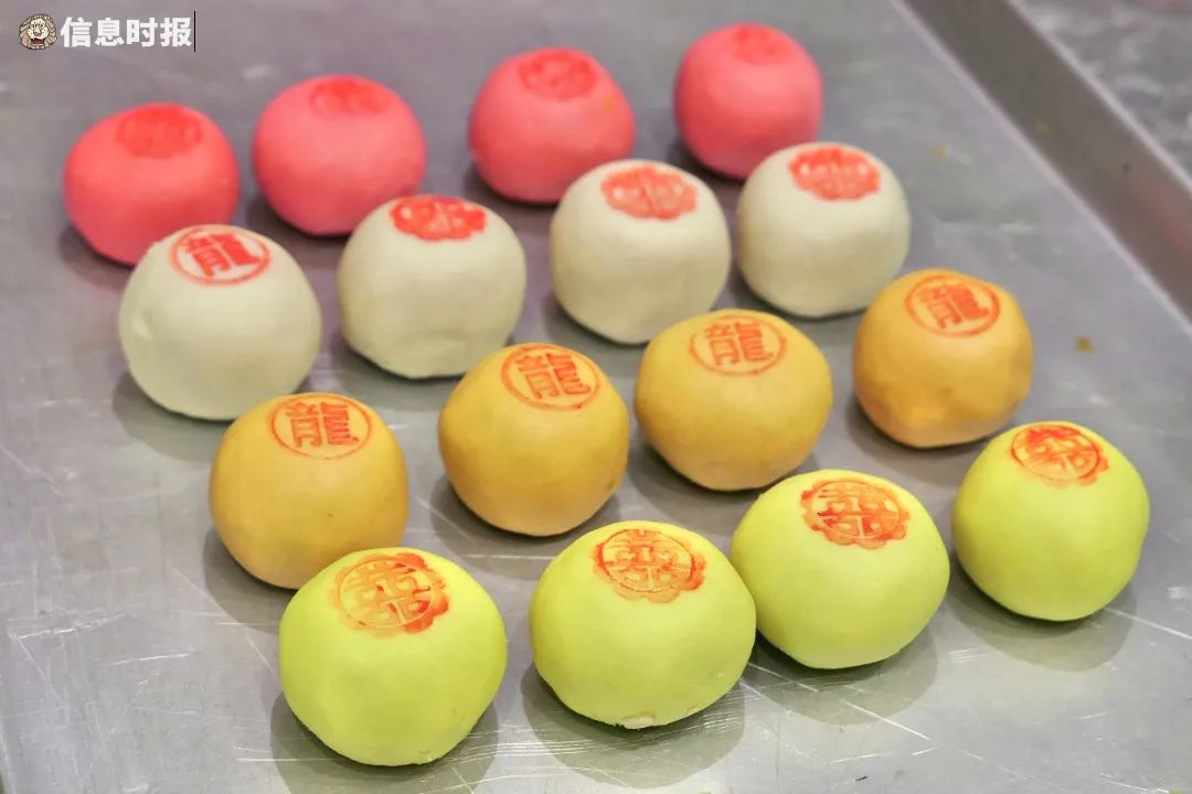 广州人嫁女最常见的这种饼点解分黄白红橙四色