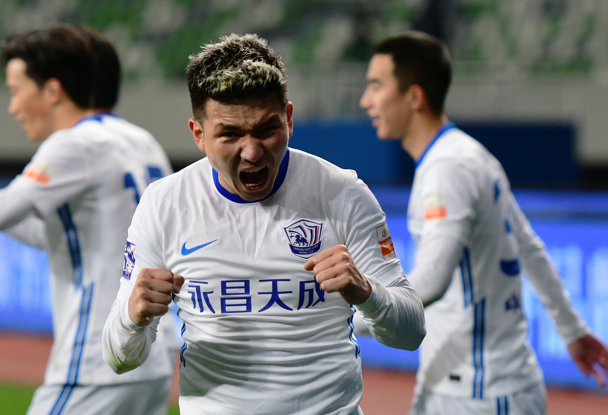 足球中超沧州雄狮胜天津津门虎