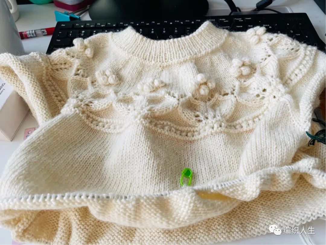 桑果百搭宽松女士棒针套头衫有编织图解