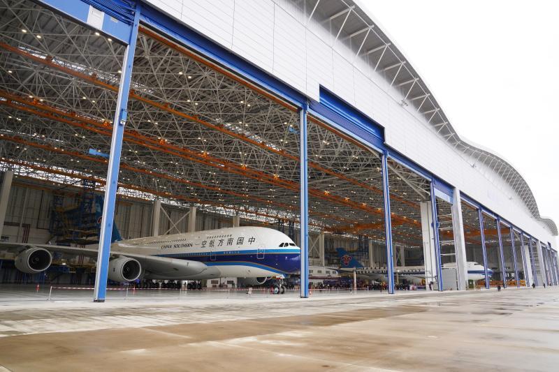 广州gameco三期机库落成,将集合集中飞机"客改货"项目生产线|广州市_