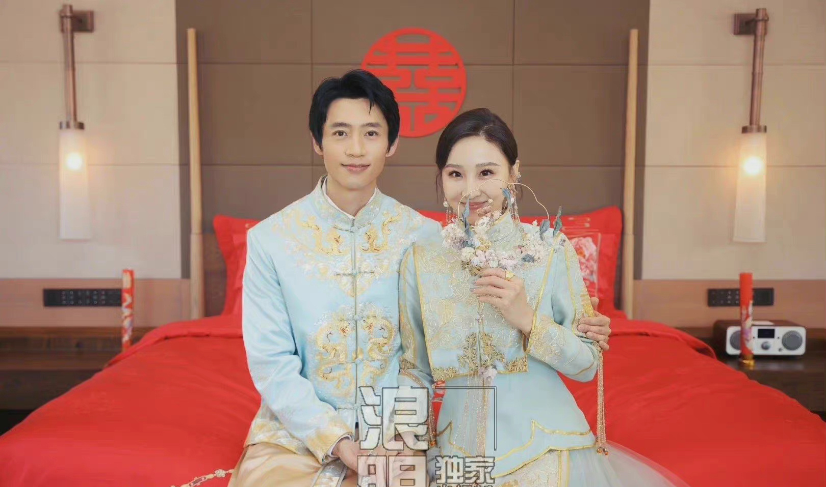 魏晨于玮结婚照,有被甜到了,一定要幸福|于玮|魏晨|结婚照_新浪新闻