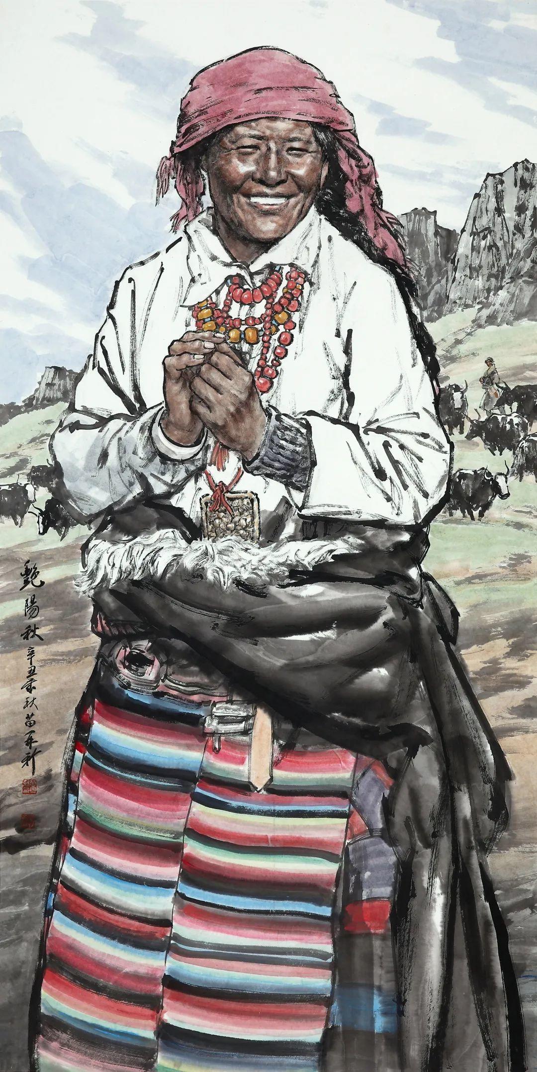 峰无坦途苗再新作品欣赏