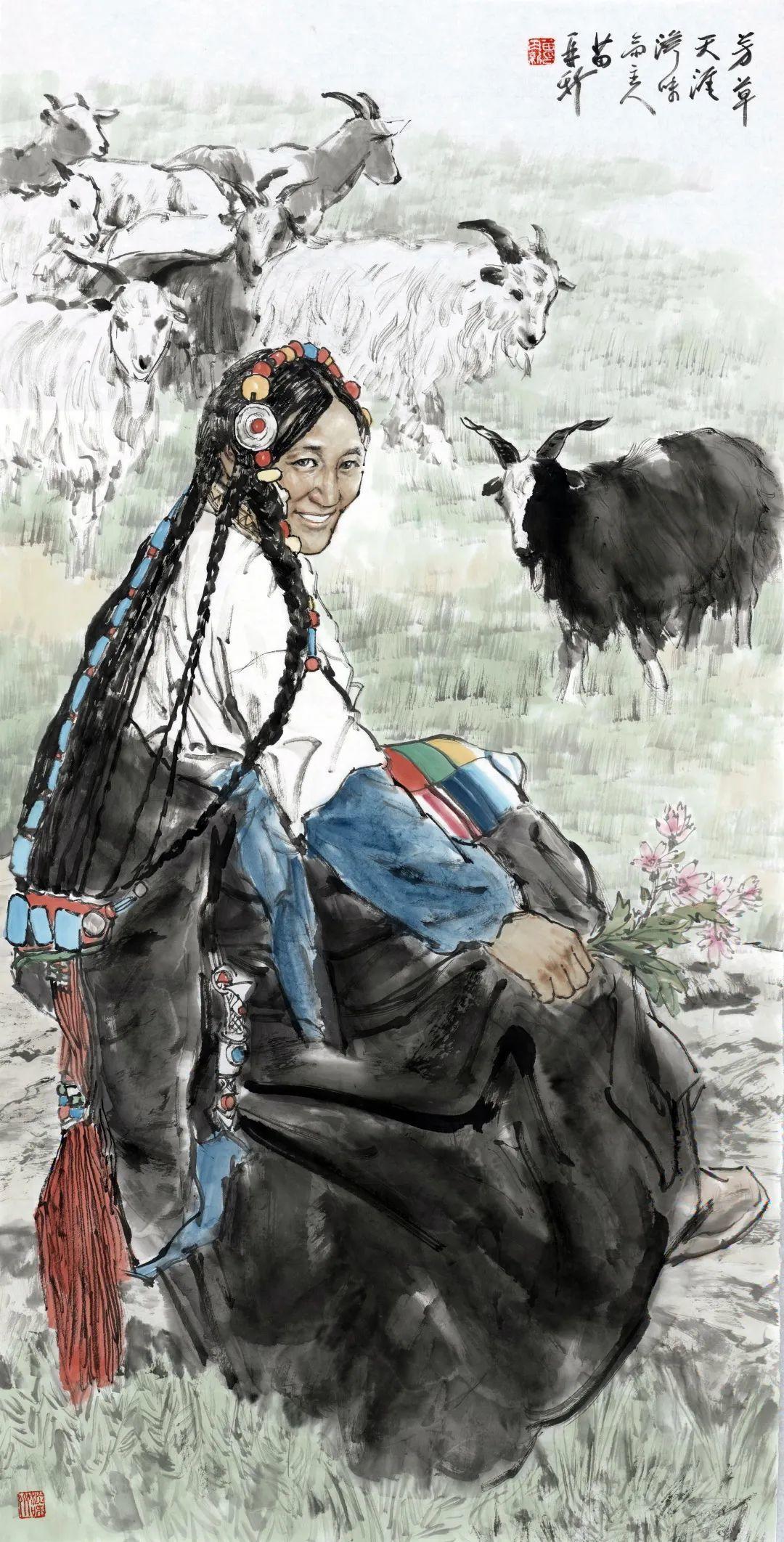 峰无坦途苗再新作品欣赏