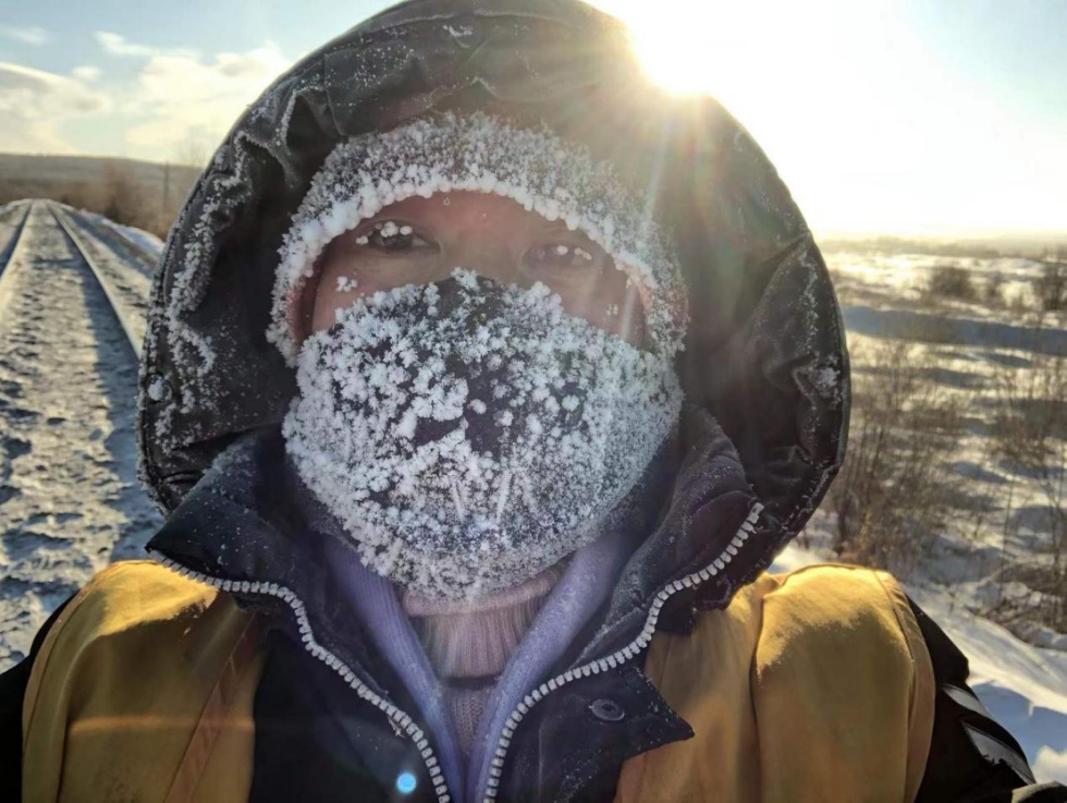 神州北极铁路人39极寒作业保畅通