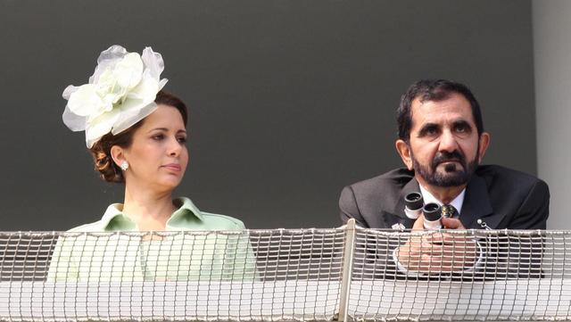 迪拜四公主和丈夫图片
