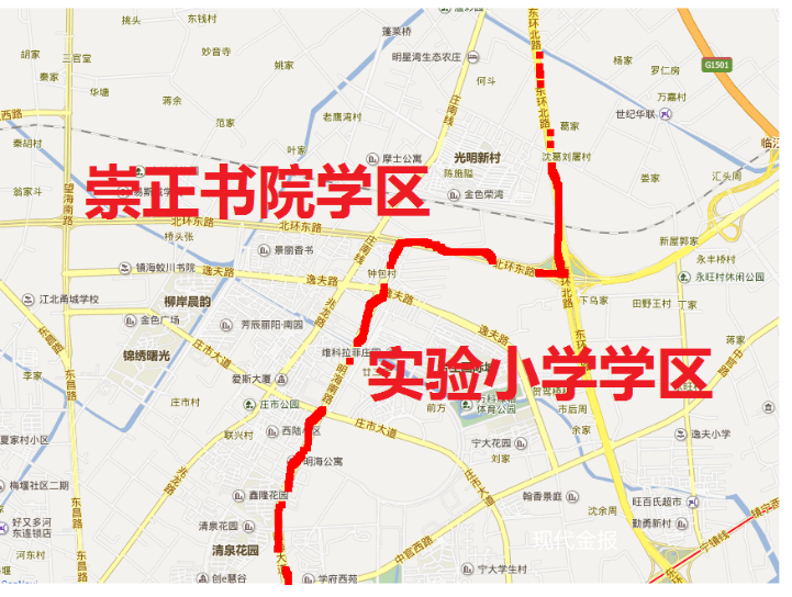 如皋学区划分图2021,吴江学区划分图2021 (2021年镇海区庄市片区户籍儿童小学招生学区划分示意图)