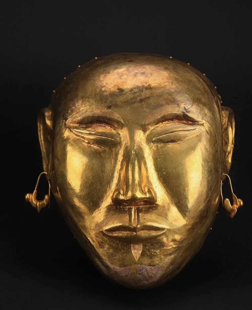 辽&nbsp; 金面具&nbsp;&nbsp;沈阳市考古所藏