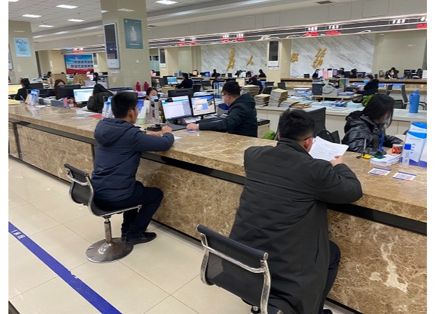 滨海县政务服务大厅(央广网发 通讯员供图)