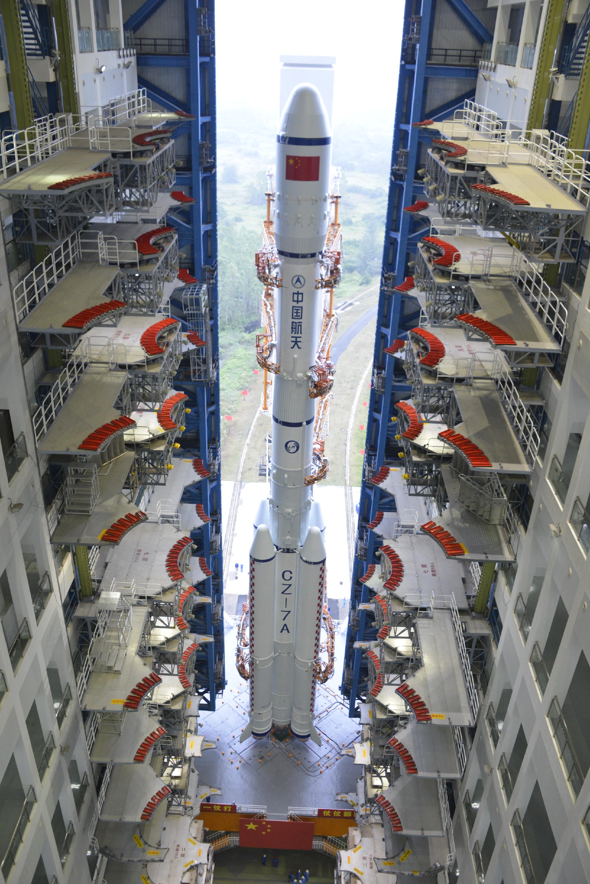 长征七号改遥三火箭"一箭双星"成功发射|长征七号|运载火箭_新浪新闻