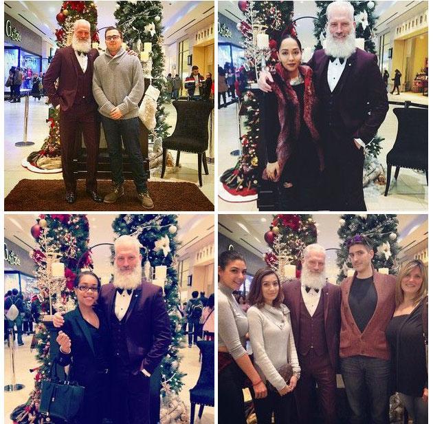 “世界上最时尚的圣诞老人”走红北美，连贾斯汀·比伯都求合影休闲区蓝鸢梦想 - Www.slyday.coM