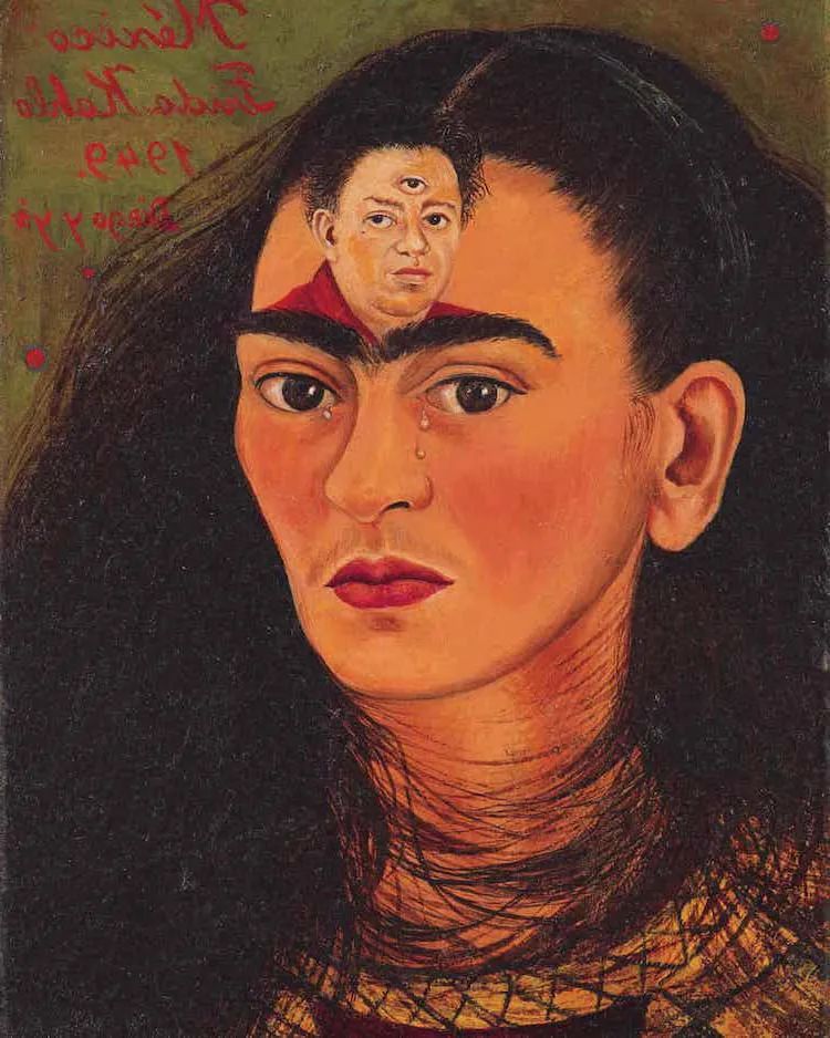 她凭什么|两个弗里达,1939|艺术家|弗里达和迭戈·里维拉_新浪新闻