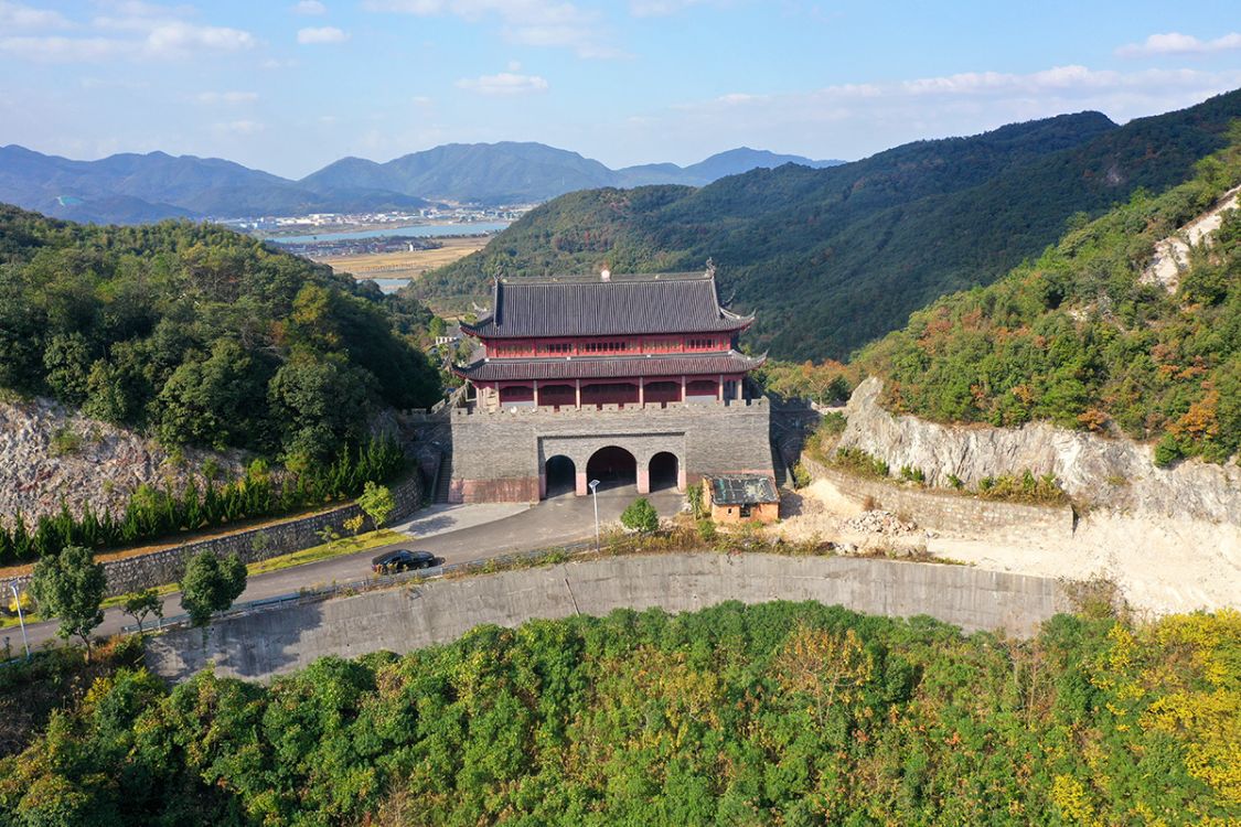 绍兴上虞东山谢安东山再起之地淝水之战留功名