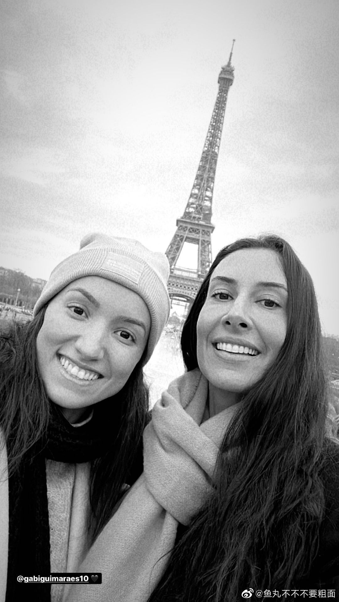 加比谢拉在浪漫之都法国巴黎相会