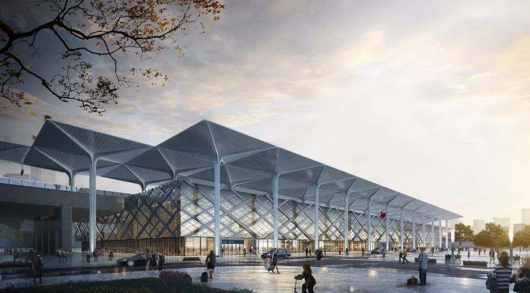 新建的营山西站将会按照2台4线的规模标准来设计,规划的建筑面积大约