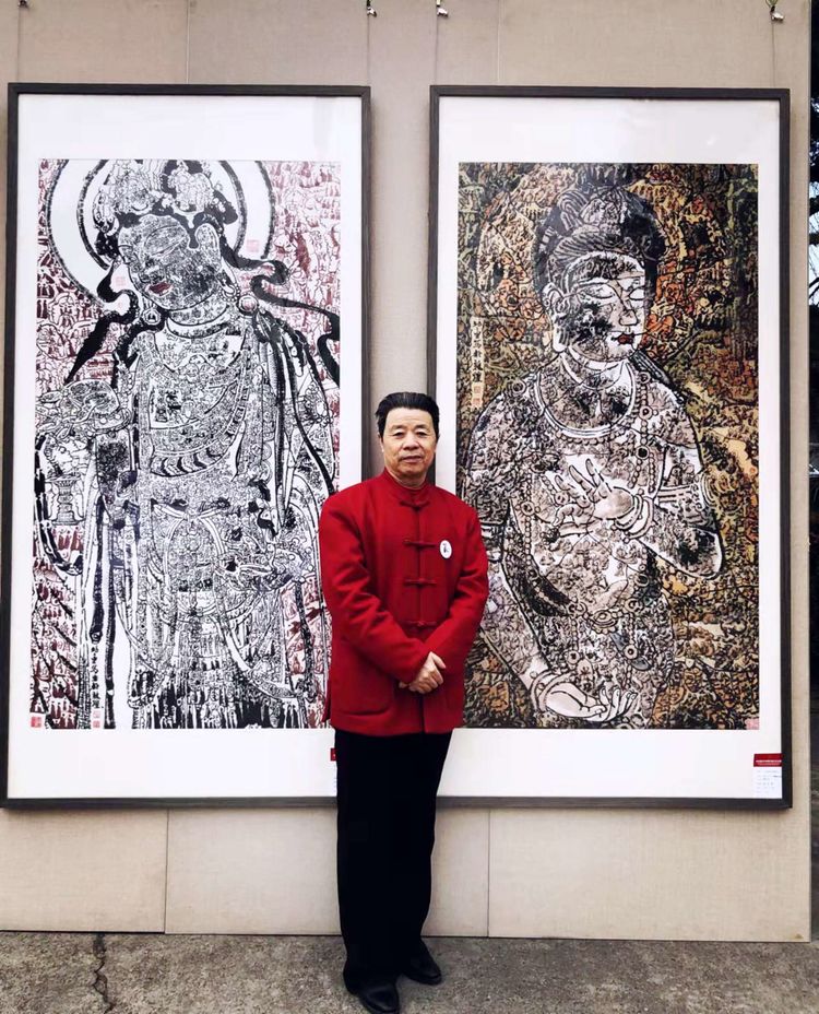 马培童北京载誉而归彭城焦墨画大放异彩