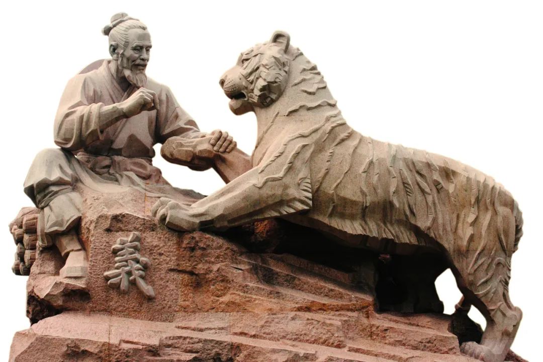 "义虎救樵夫"是一樵夫遇险被老虎相救的感人故事.