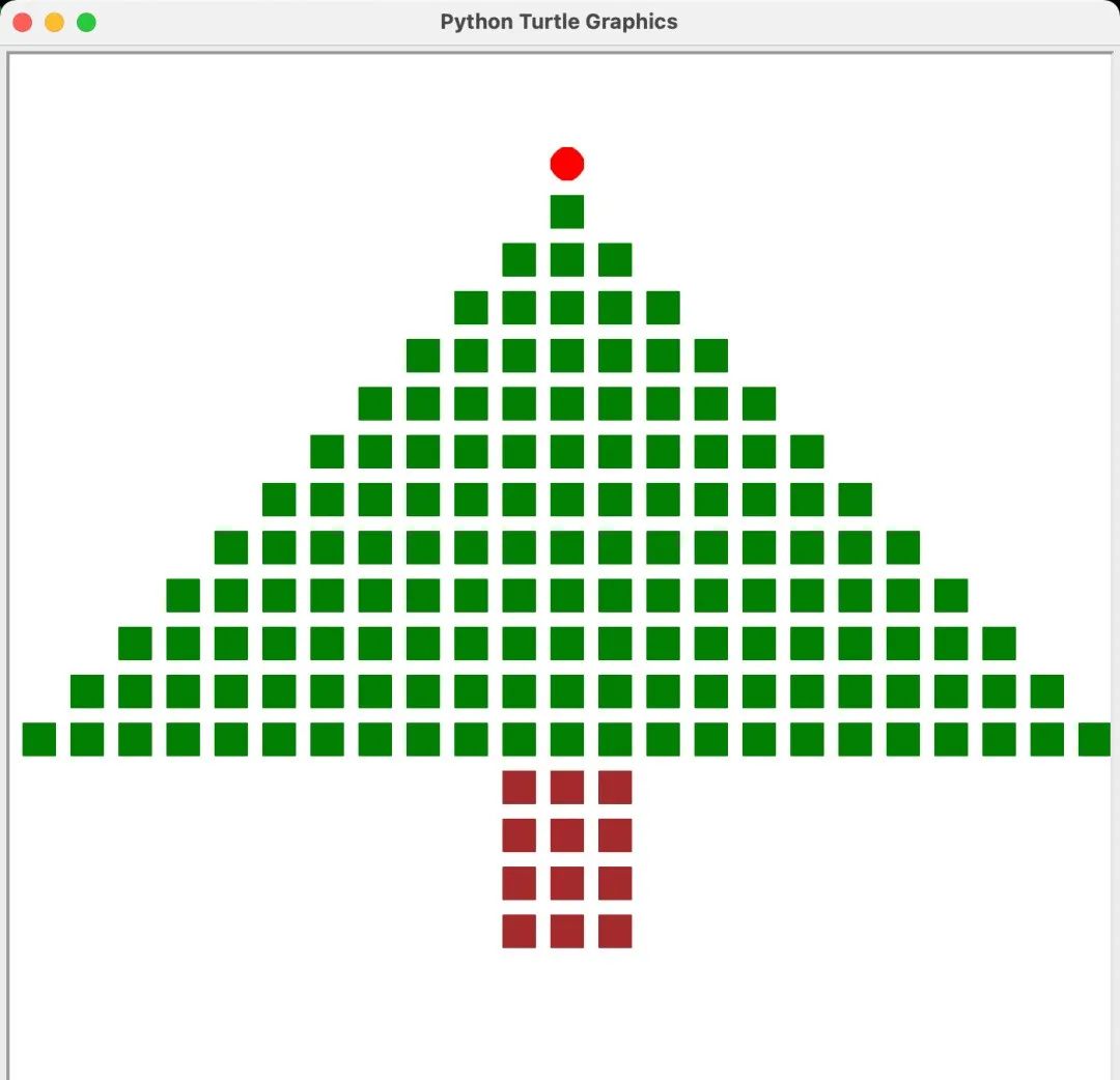 用python画圣诞树的n种玩法