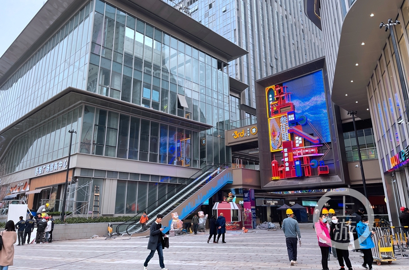 现场打探重庆最大的商圈中央公园商圈重庆渝北吾悦广场明天开门迎客