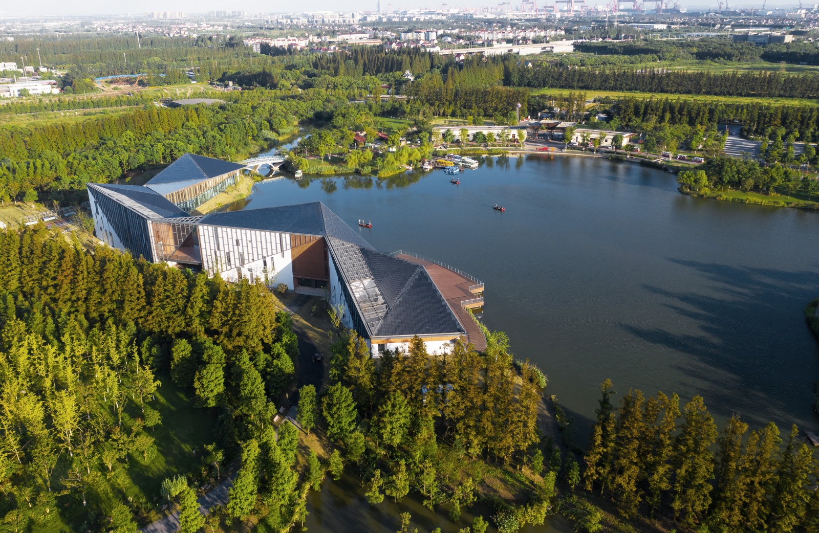 长兴岛郊野公园游客中心 / 米川工作室   水石设计__财经头条