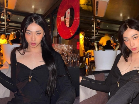 哈林19岁儿圣诞夜晒妖娇女装照,获网友称"正妹"