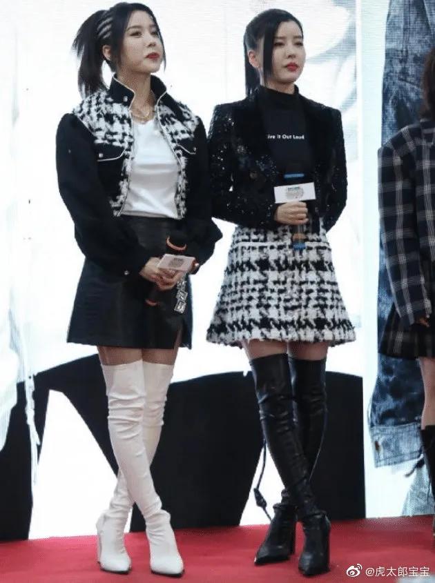 女明星中的o型腿穿短裙牛仔裤都丑镜头扫到太尴尬