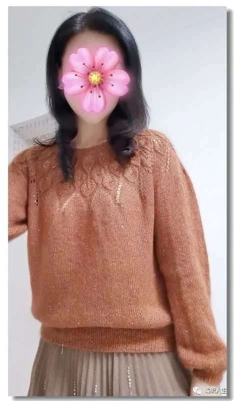 简约耐看,好织好穿:叶子花马海套头毛衣(有编织图解)__财经头条