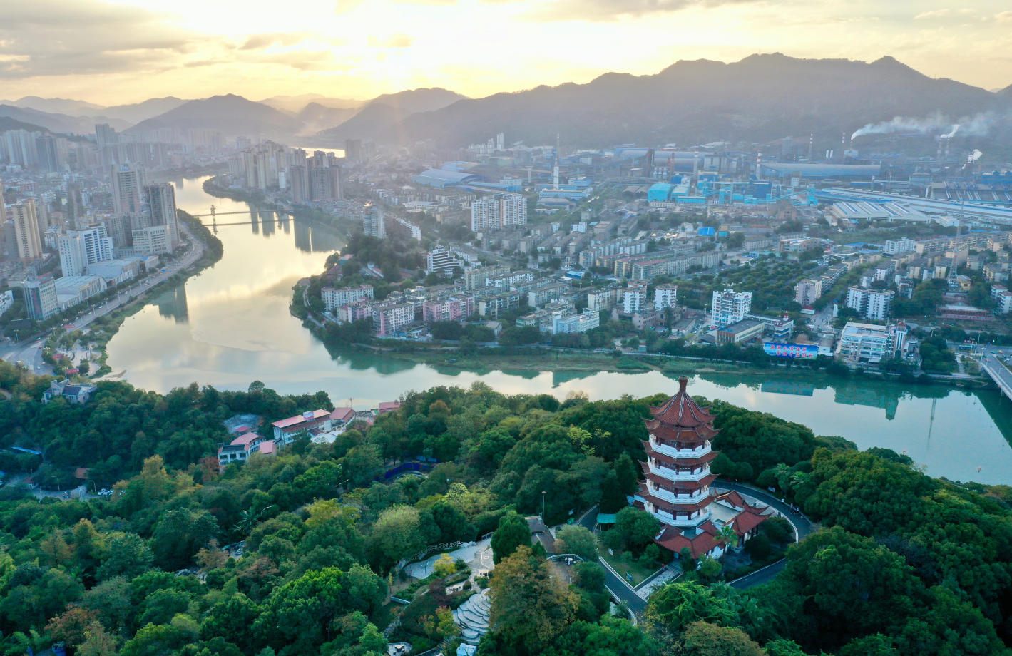 福建三明市城区景观&nbsp;新华社记者 姜克红/摄