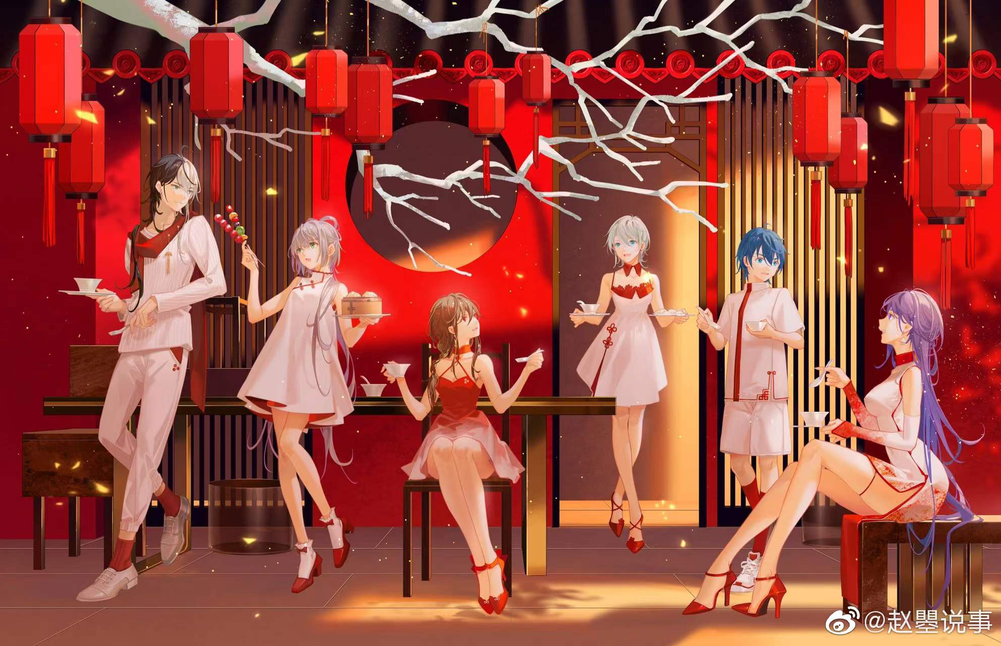 满满的都是惊喜这次的vsinger全体一起