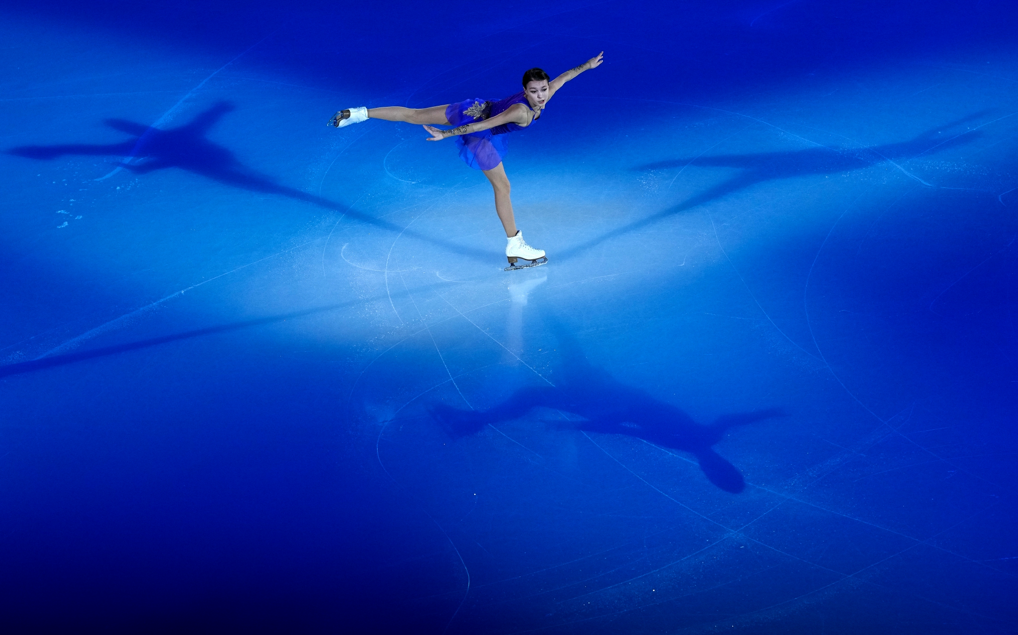 花样滑冰全俄锦标赛举行表演滑