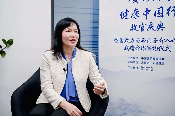 美敦力于威接受人民网采访