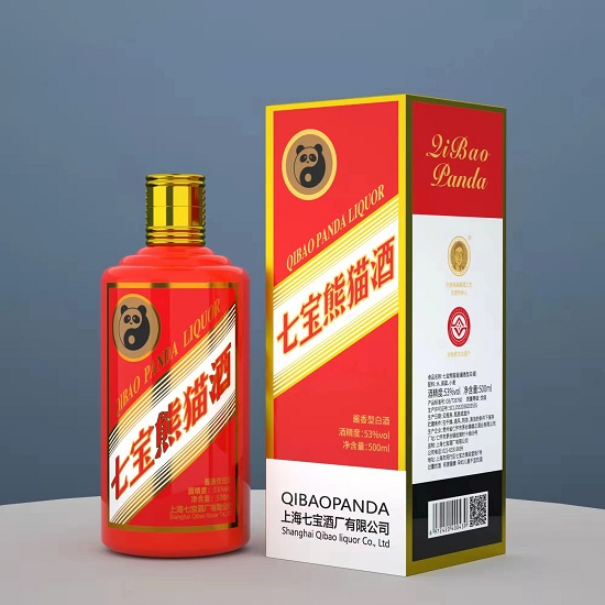 上海形象,海派口味,新的七宝酒厂和"七宝熊猫酒",获得了广大市民的