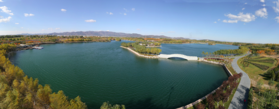 团城湖调节池资料图.北京市水务局供图