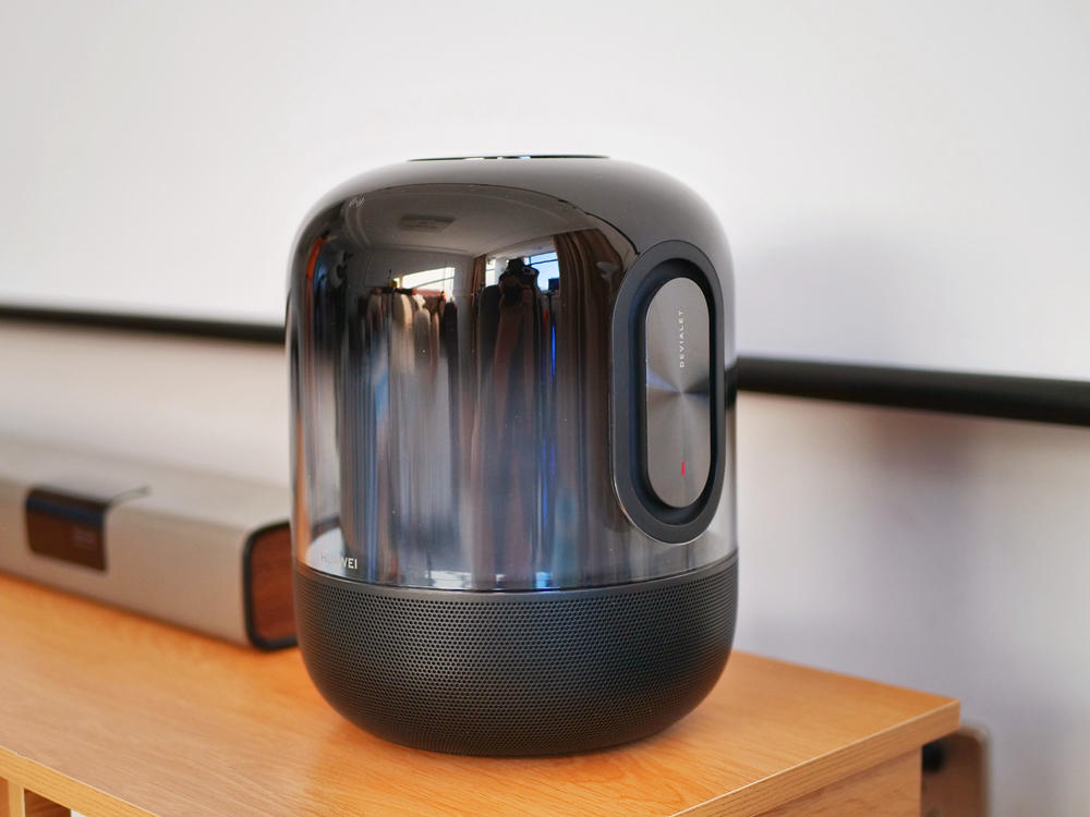 华为soundx2021款智能音箱评测透明外壳隐藏式设计