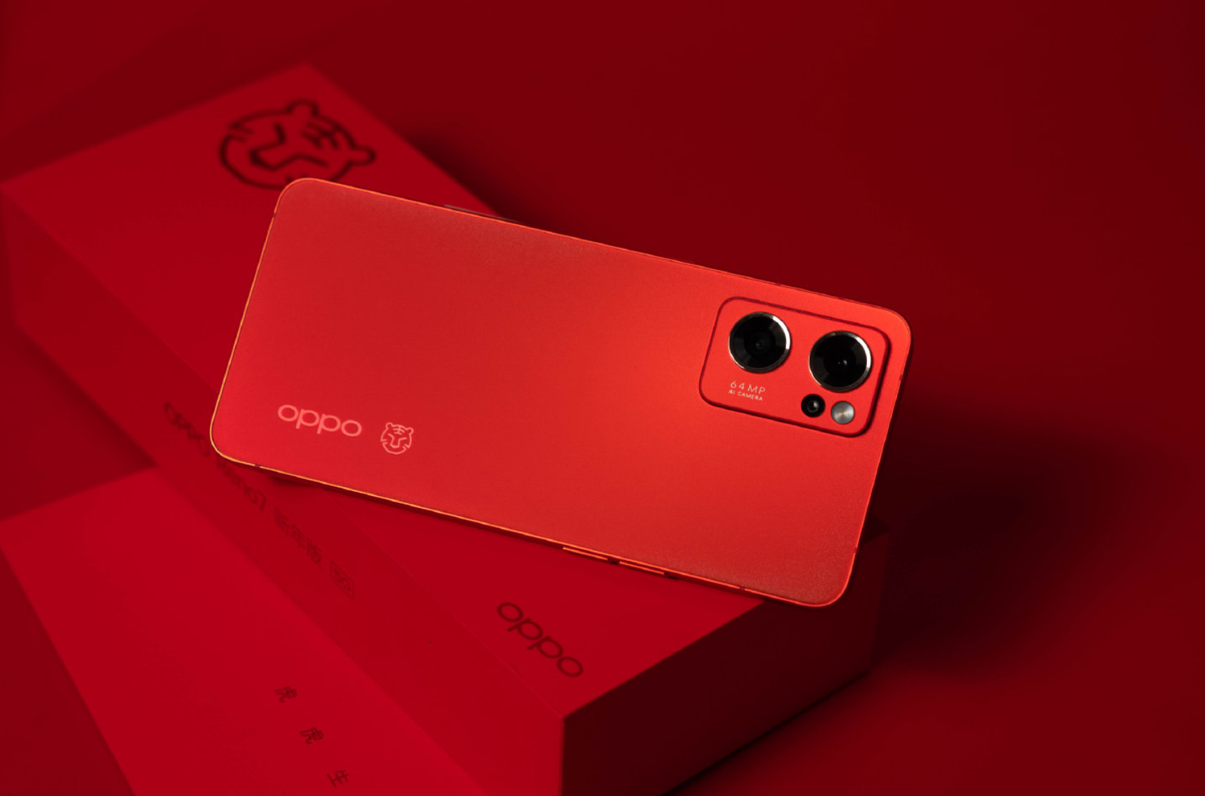 虎虎生威opporeno7红丝绒年味十足