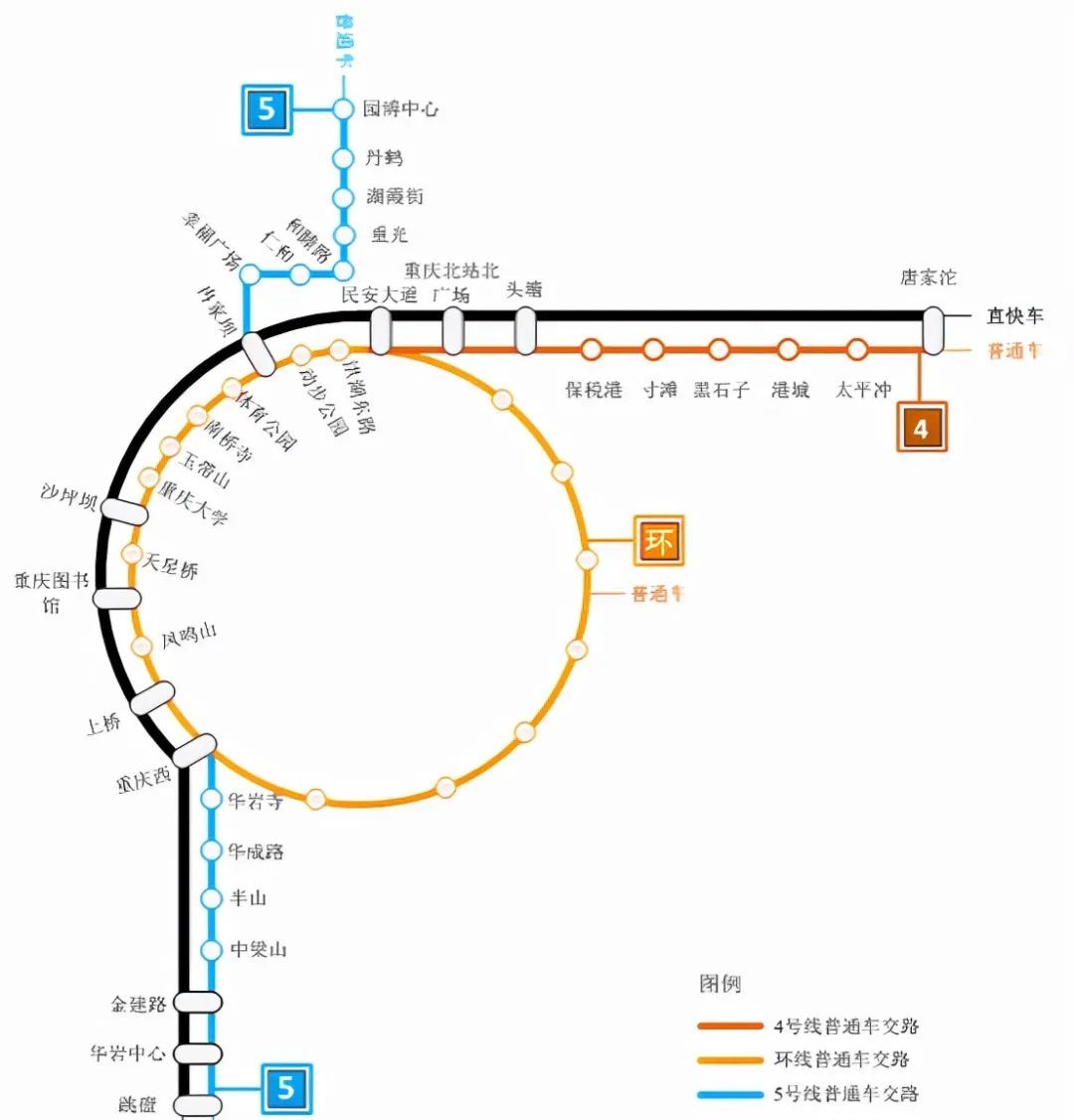 12月26日,重庆轨道交通发布消息:12月28日起,轨道交通环线,4号线,5号