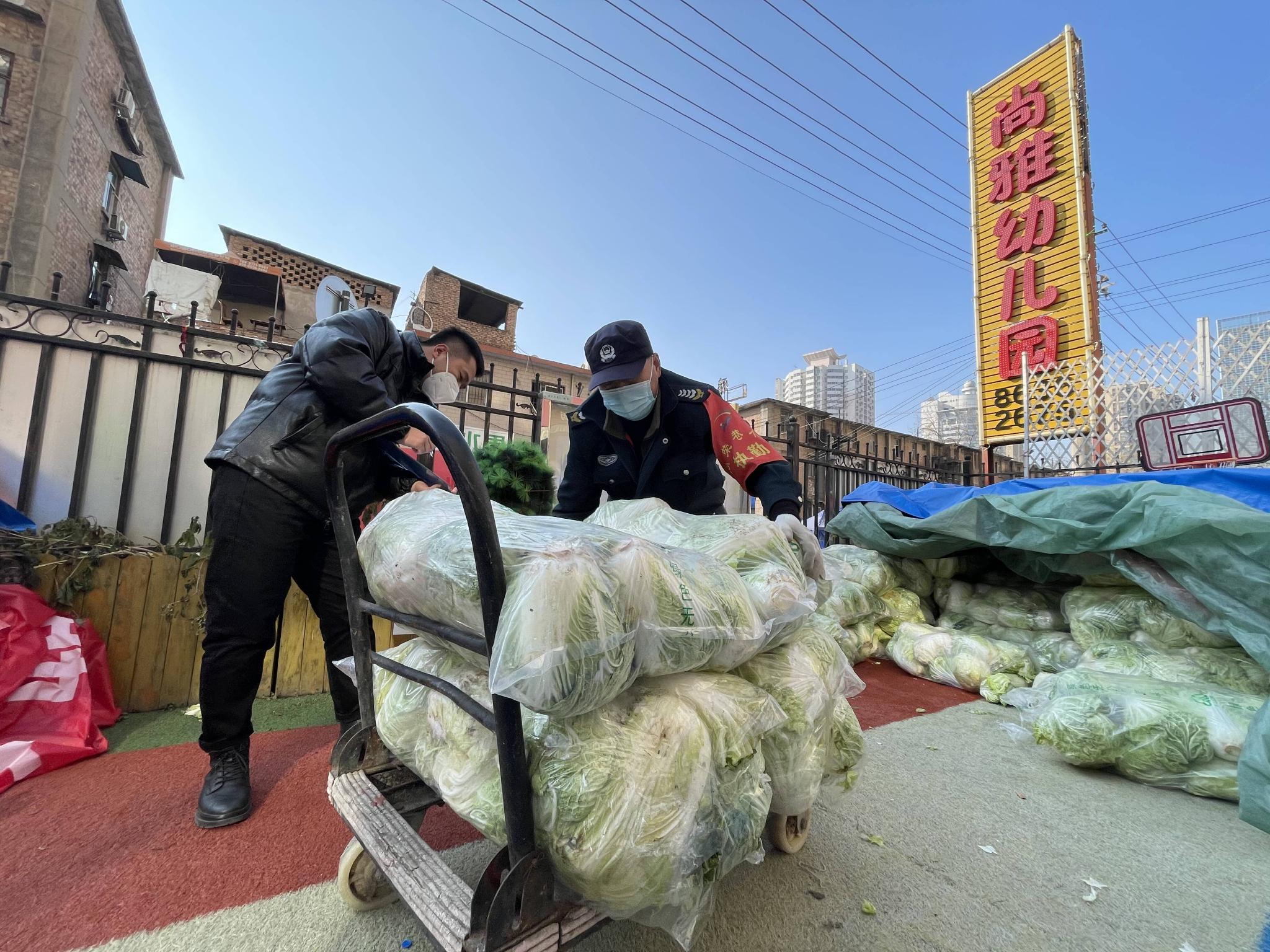 山东捐赠的10万斤爱心菜已到西安 供应给2000多名师生和居民休闲区蓝鸢梦想 - Www.slyday.coM