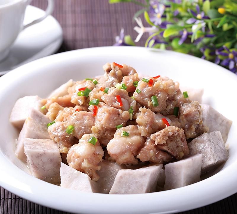 香芋蒸排骨的家常做法,简单易学,营养美味又下饭|排骨|香芋|美食_新浪