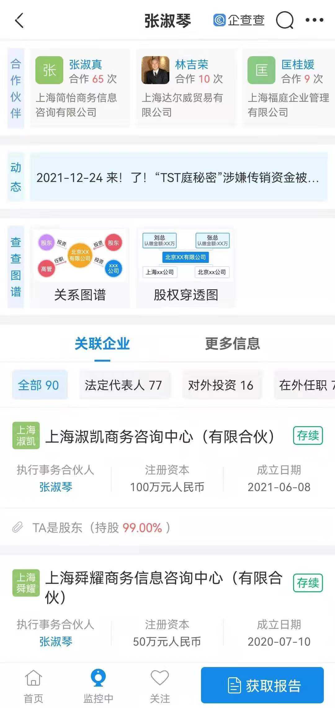揭秘张庭林瑞阳商业版图 今年已注销多家公司休闲区蓝鸢梦想 - Www.slyday.coM