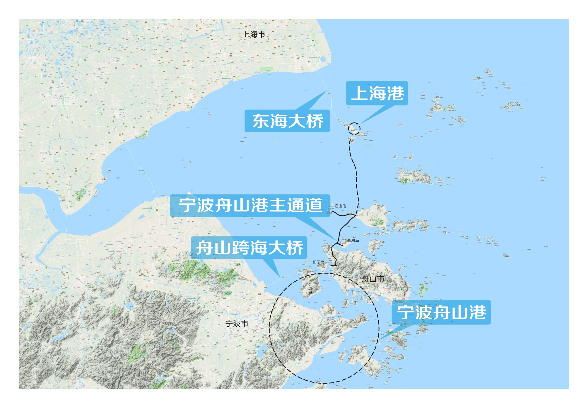 宁波舟山港主通道全线通车海上高速公路串连5座岛屿